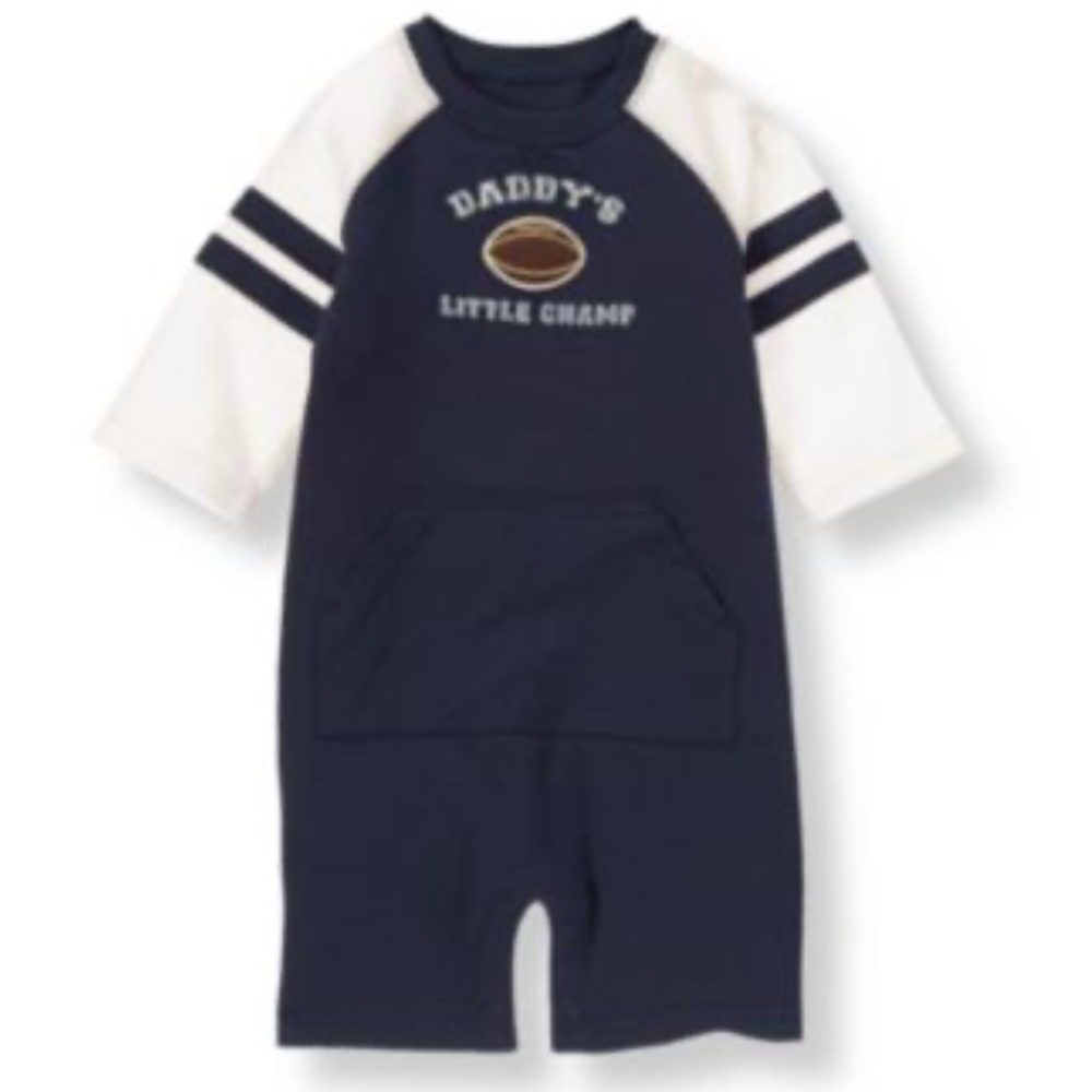 Janie and Jack Football romper